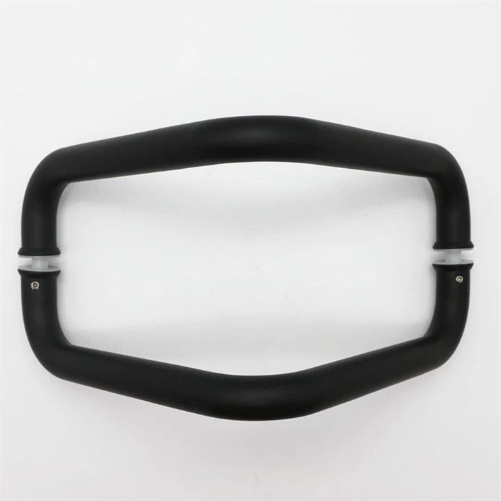 Matte black entry ladder pull (5)