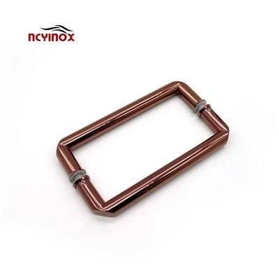 Modern Rose Gold rozsdamentes acél fogantyú, elegáns design zuhanykabin üvegajtóhoz
