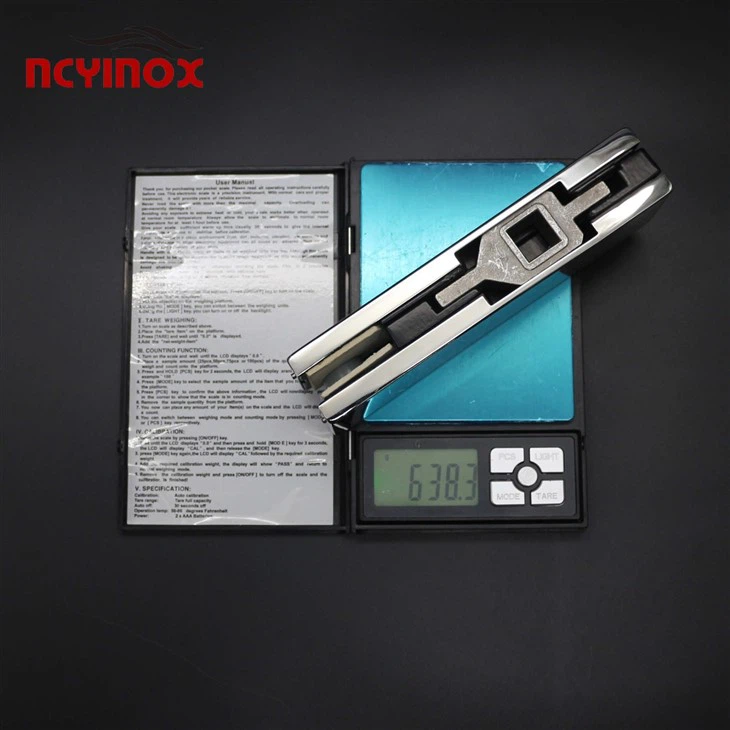 Stainless Steel Glass Door Accessories Patch Fitting For Frameless Glass Door